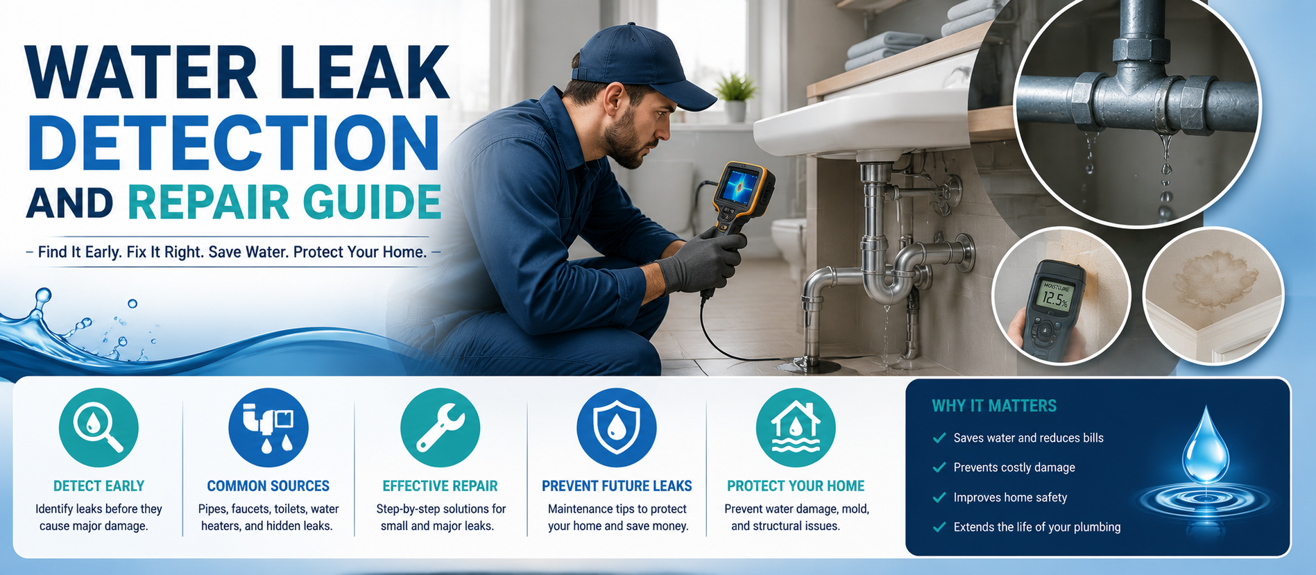Water Leak Detection and Repair Guide: The Complete Homeowner Resource