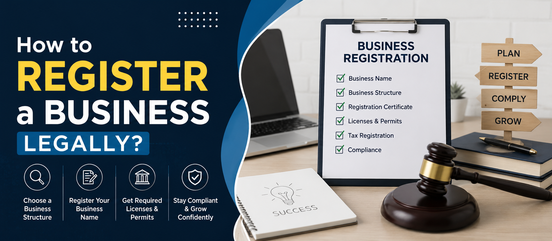 How to Register a Business Legally: A Complete Step-by-Step Guide for Entrepreneurs in 2026