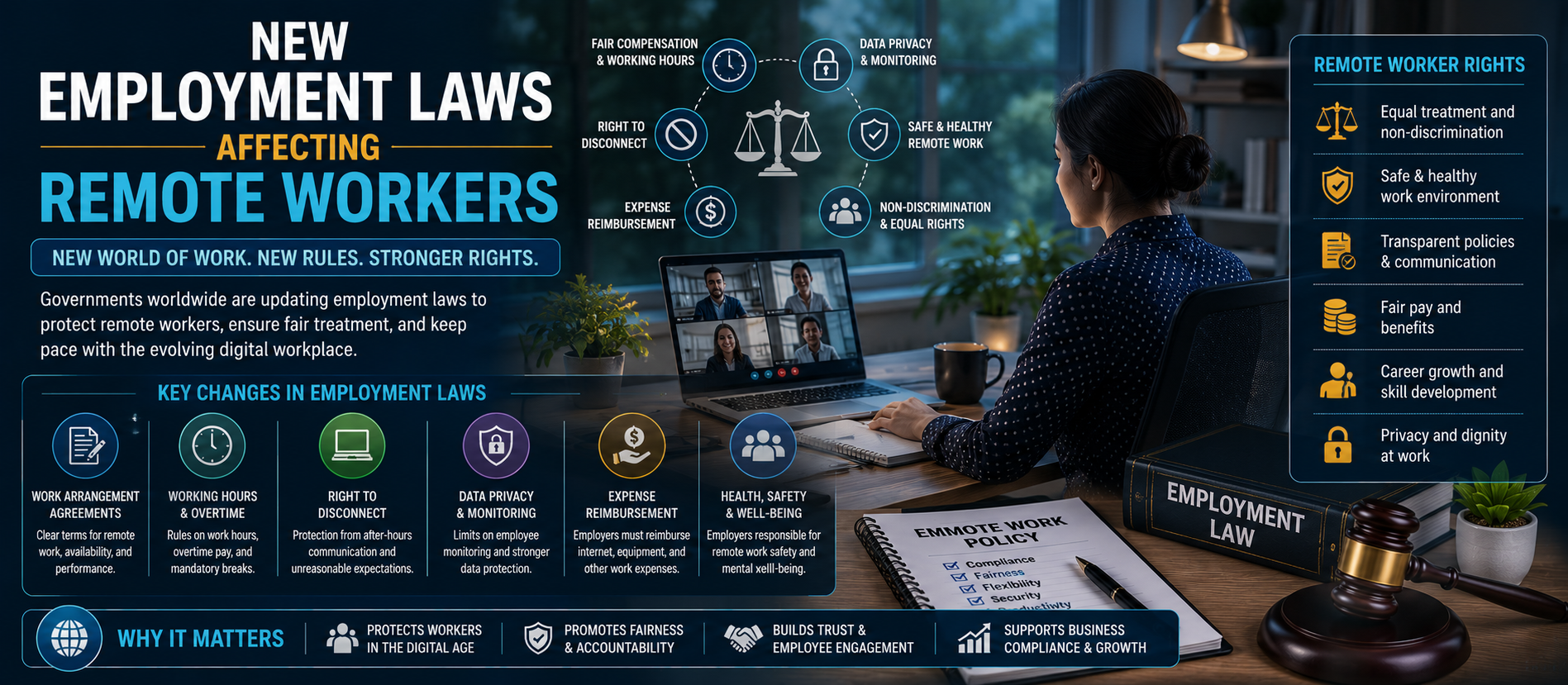 New Employment Laws Affecting Remote Workers in 2026: A Complete Guide for Employees and Employers