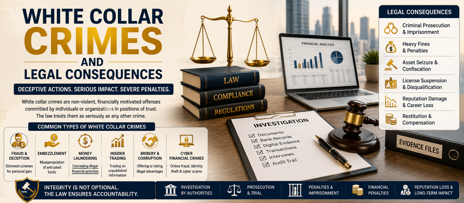 White Collar Crimes and Legal Consequences: A Complete Guide for Businesses and Professionals in 2026