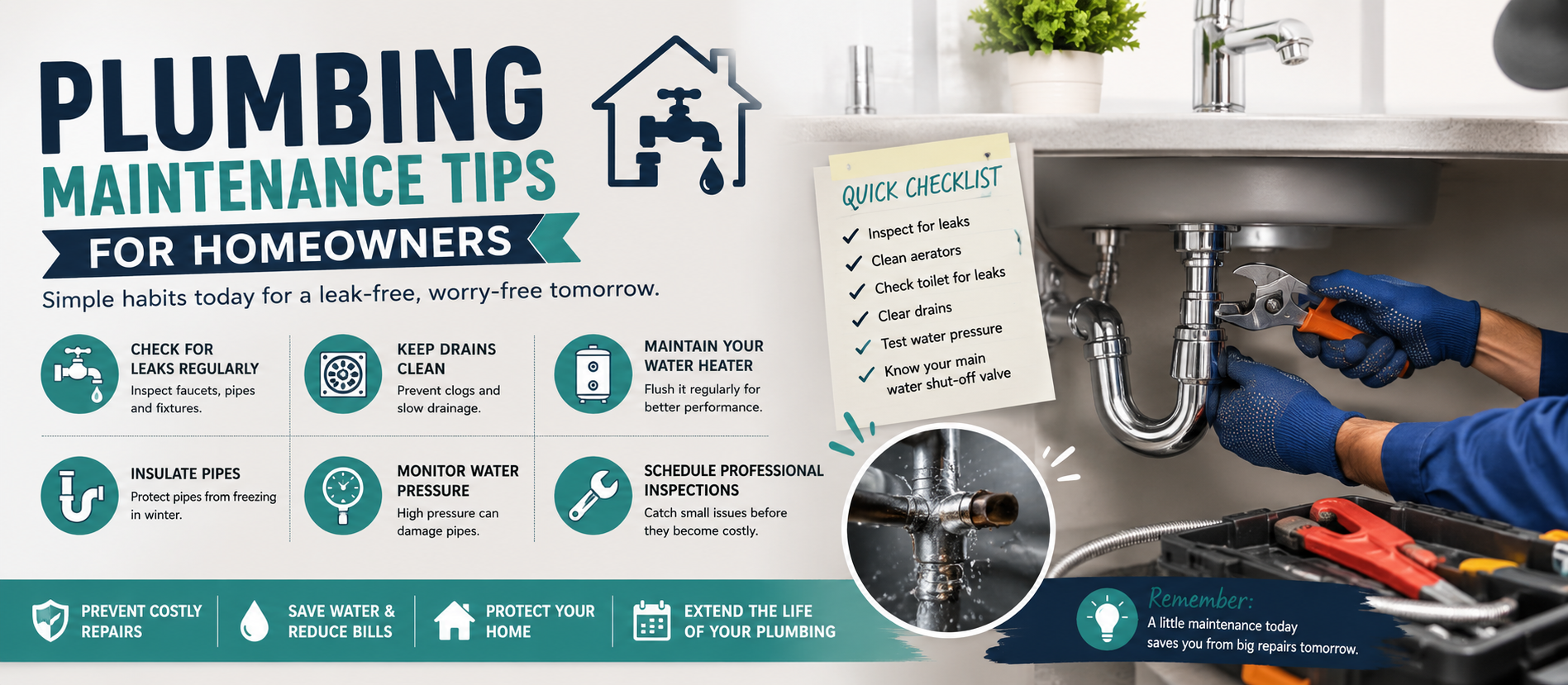 Plumbing Maintenance Tips for Homeowners: The Complete Guide to Prevent Costly Repairs