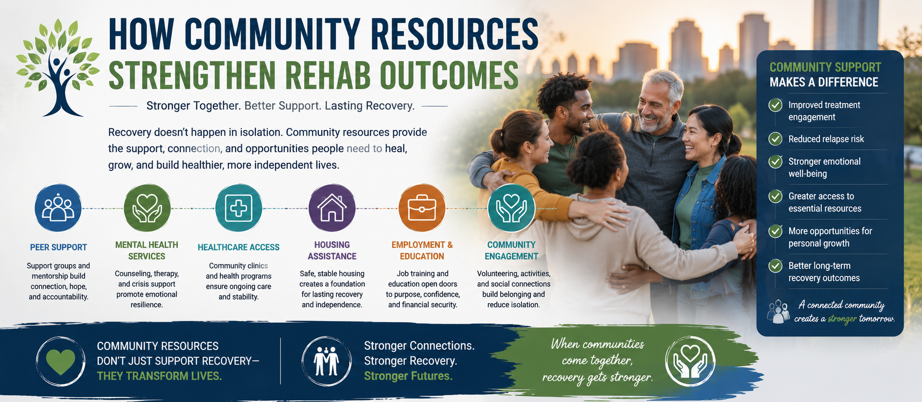 How Community Resources Strengthen Rehab Outcomes