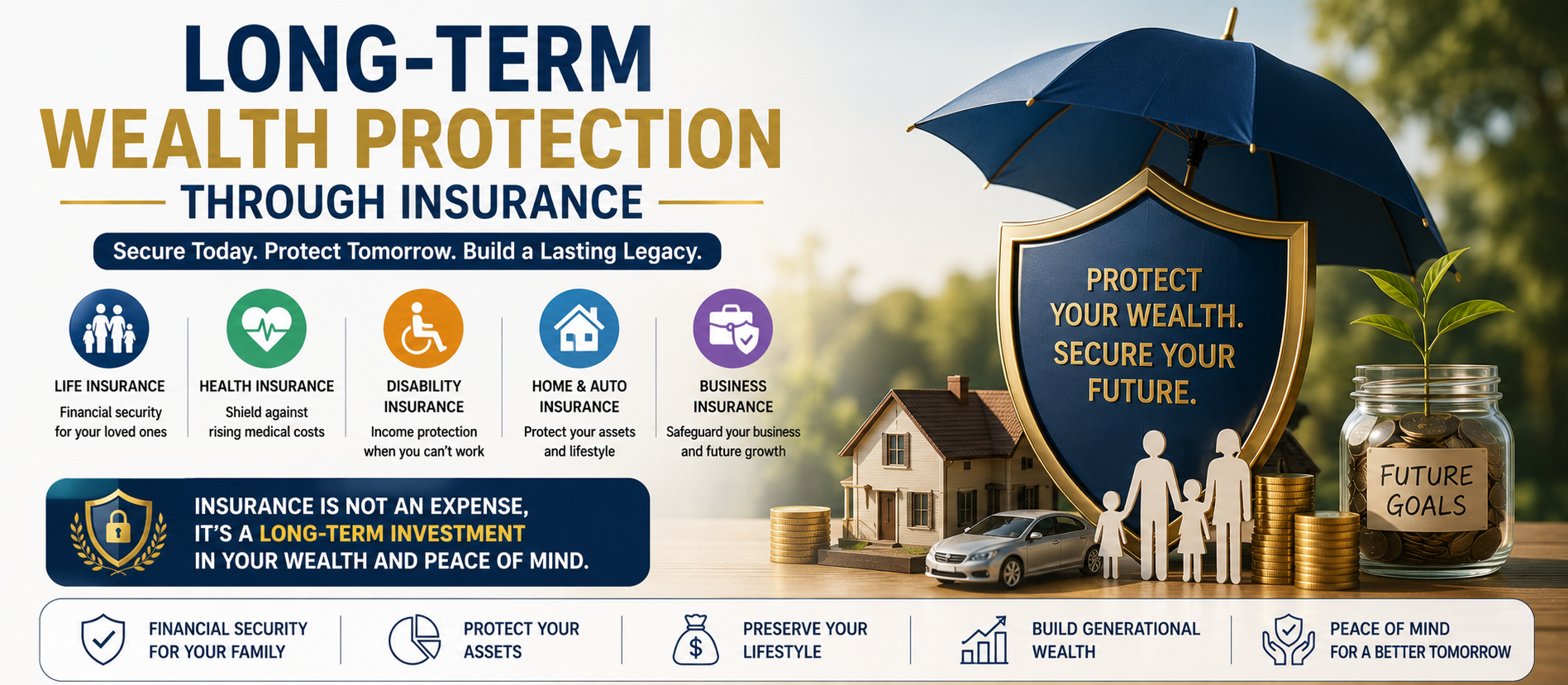 Long-Term Wealth Protection Through Insurance