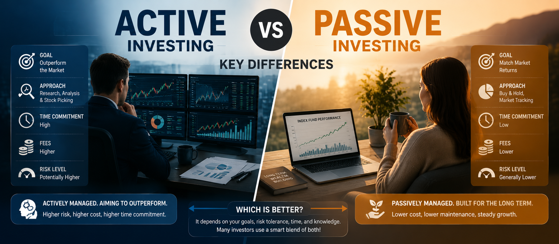 Active vs Passive Investing: Key Differences