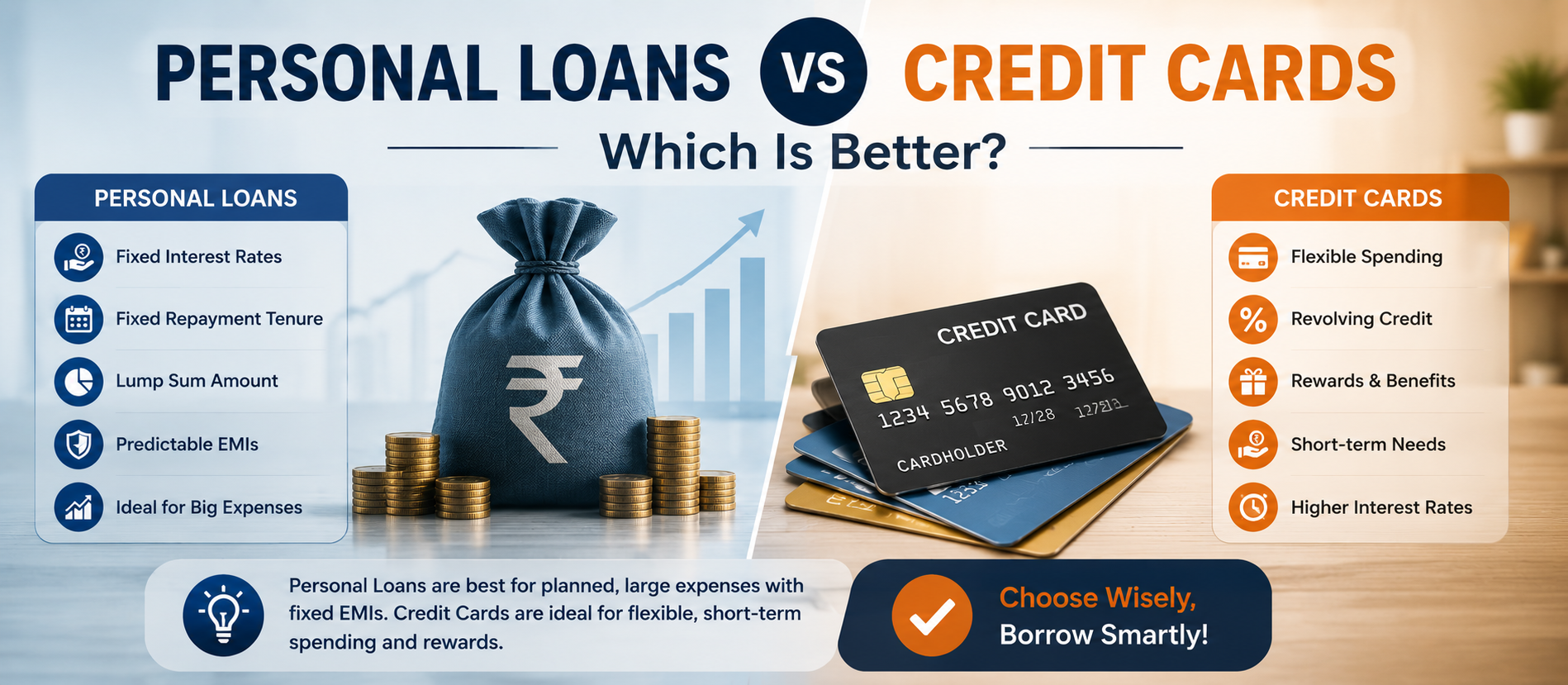 Personal Loans vs Credit Cards: Which Is Better?