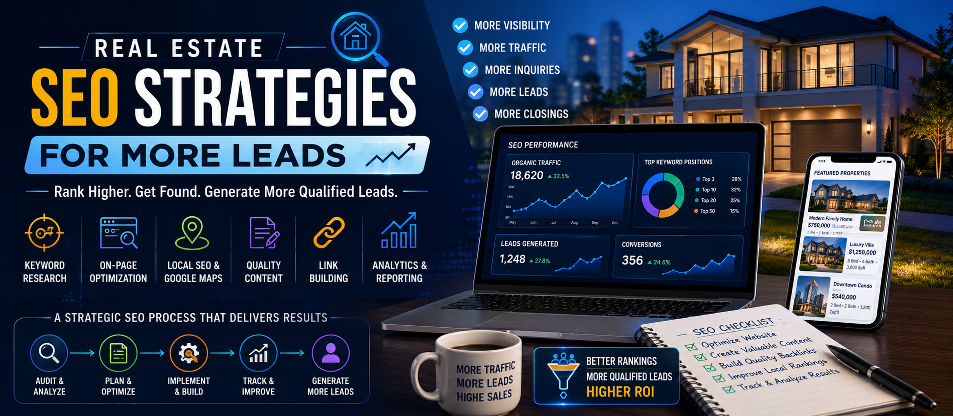 Real Estate SEO Strategies for More Leads