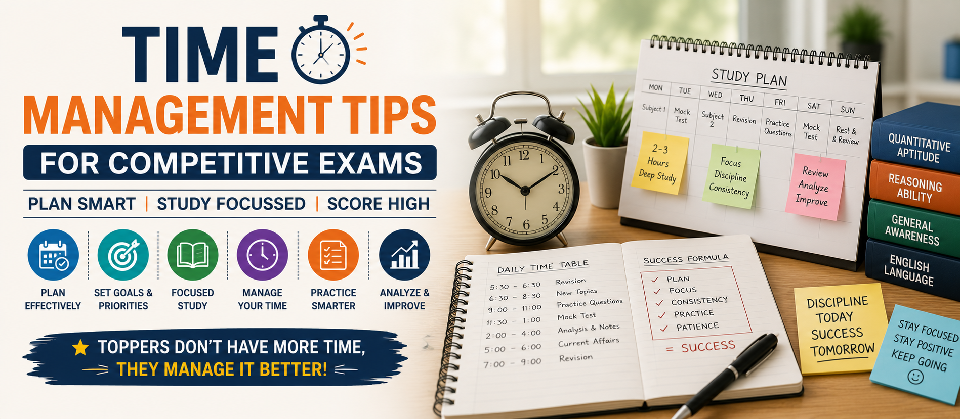 Time Management Tips for Competitive Exams