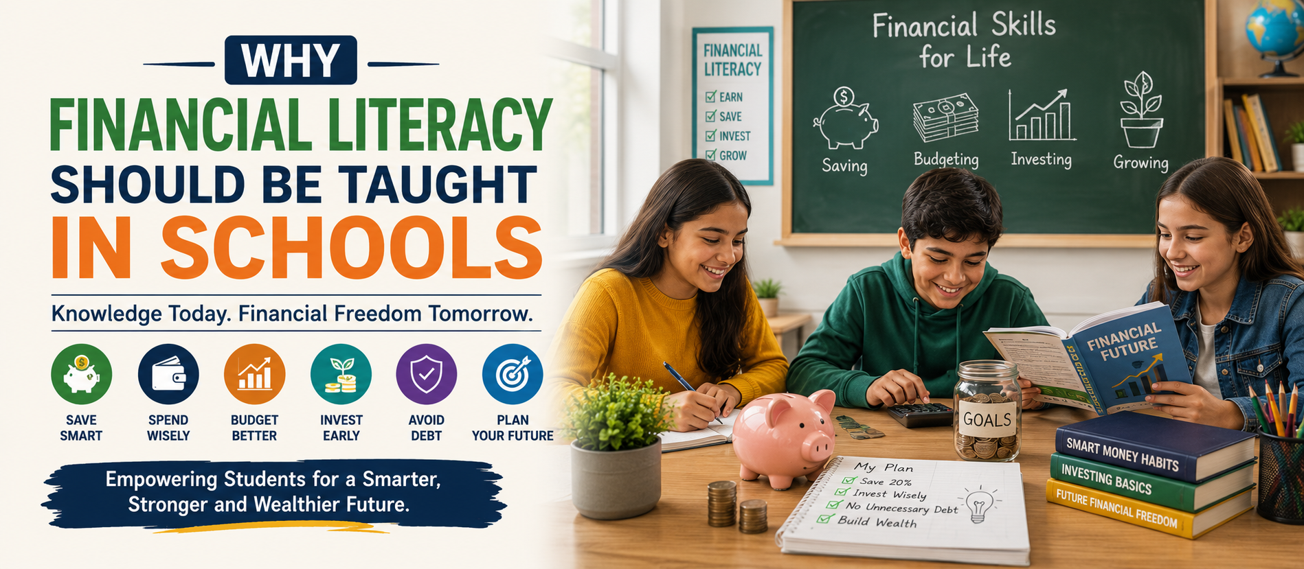 Why Financial Literacy Should Be Taught in Schools