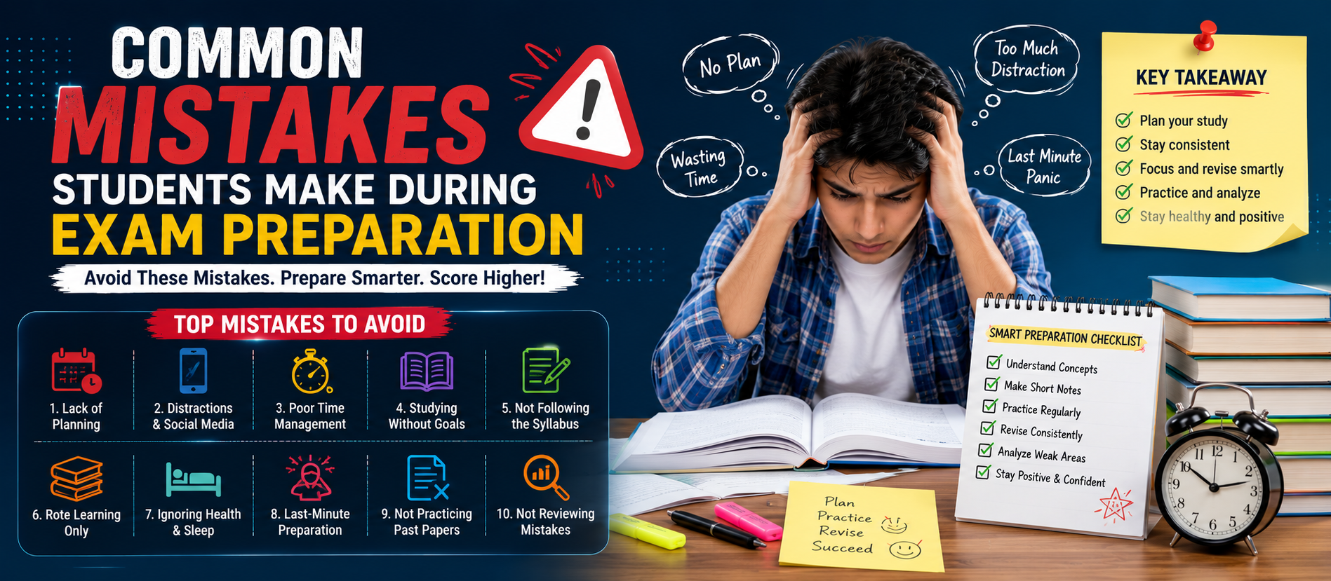 Common Mistakes Students Make During Exam Preparation