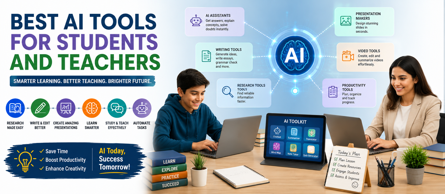 Best AI Tools for Students and Teachers