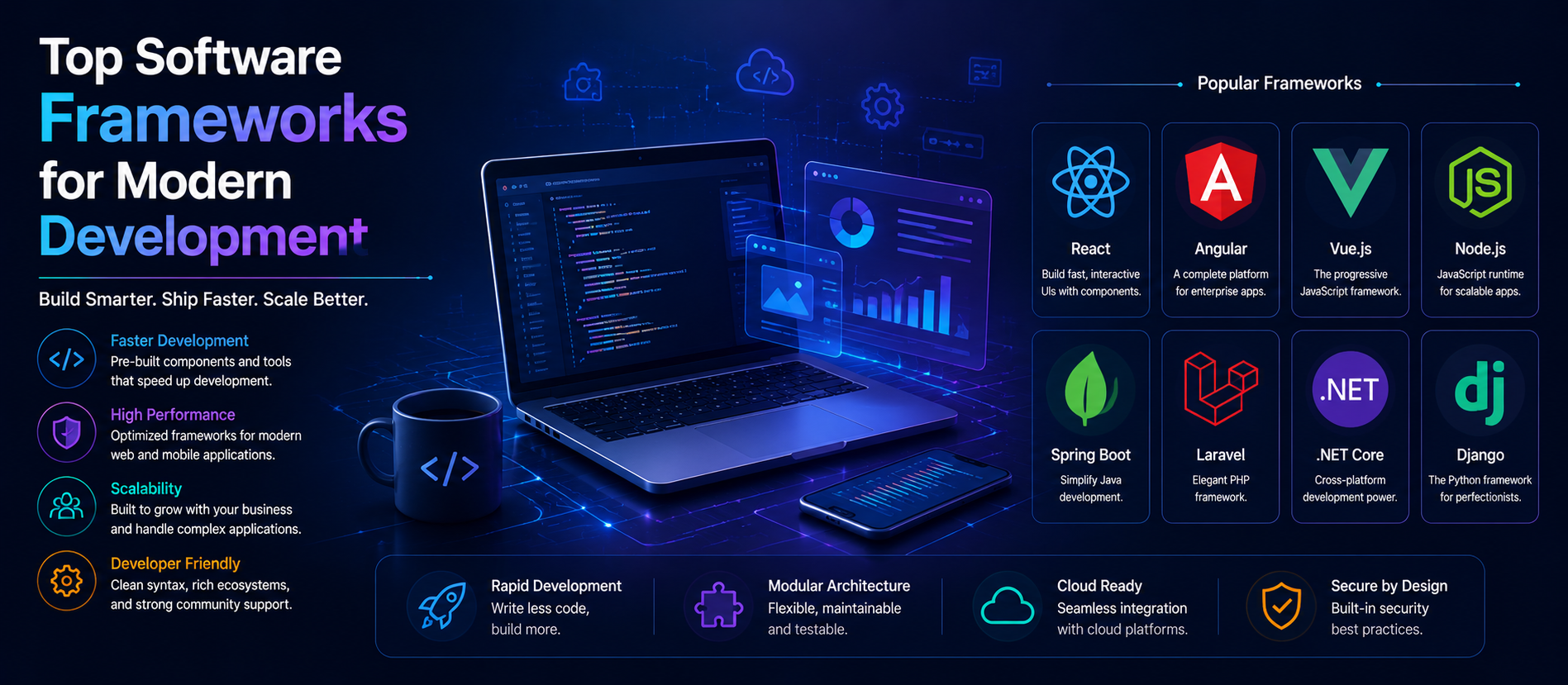 Top Software Frameworks for Modern Development in 2026