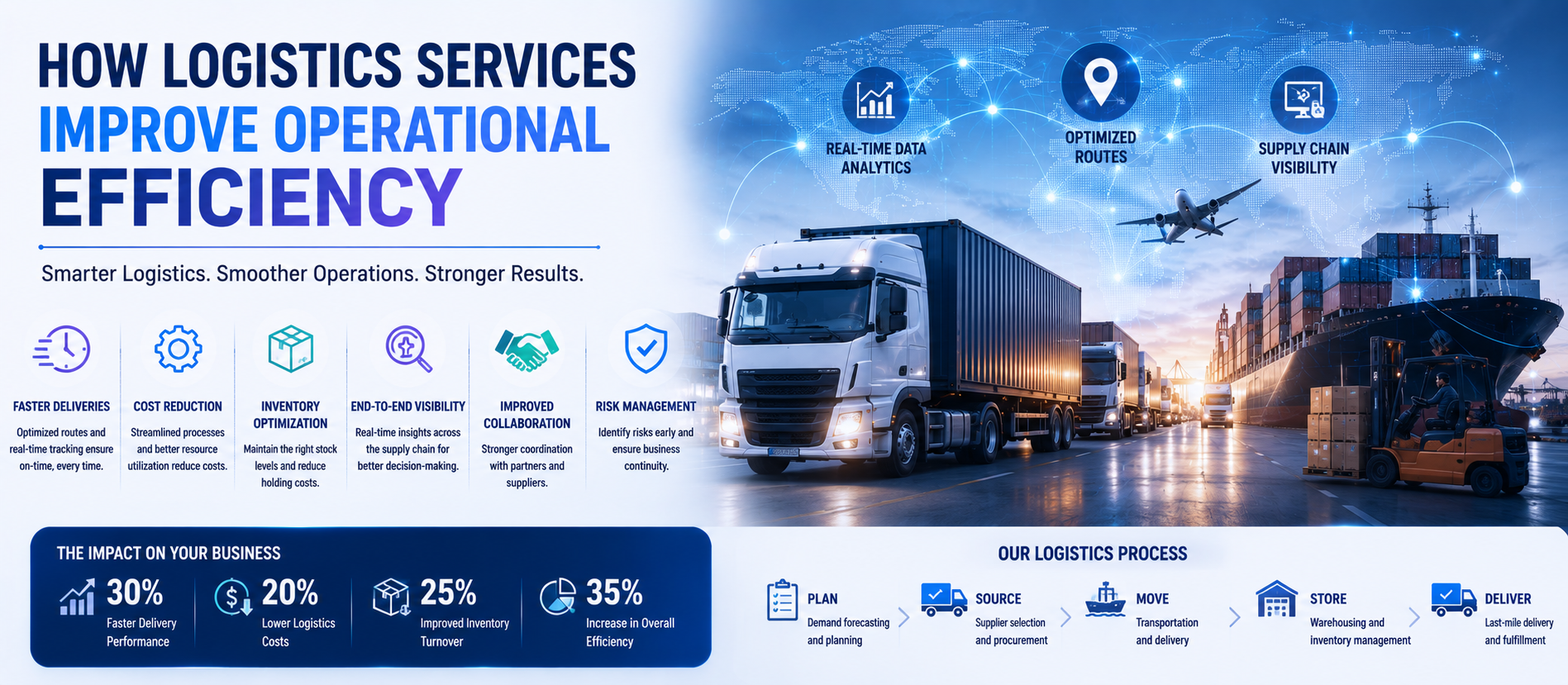 How Logistics Services Improve Operational Efficiency