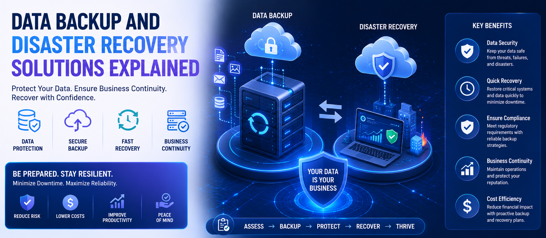 Data Backup and Disaster Recovery Solutions Explained