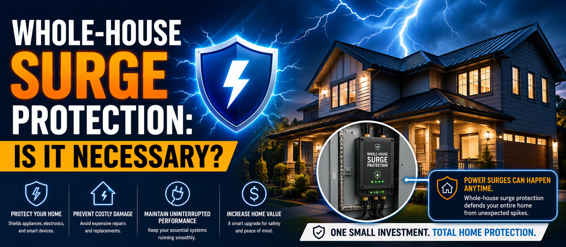 Whole-House Surge Protection: Is It Necessary? The Complete Homeowner Guide