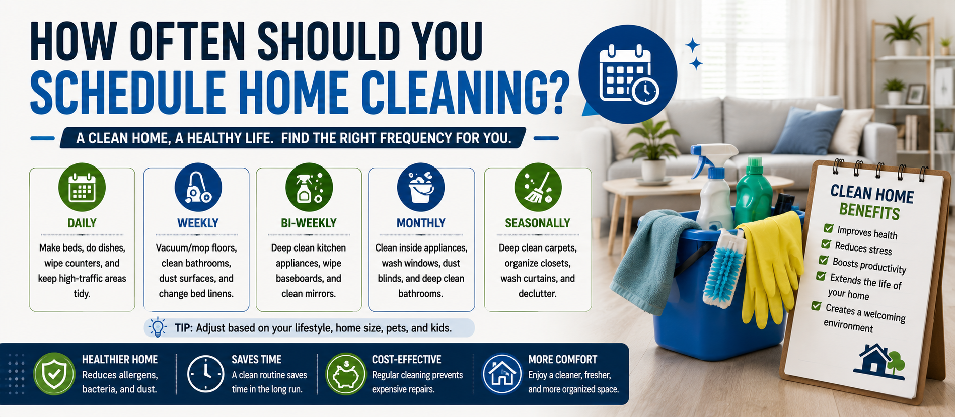 How Often Should You Schedule Home Cleaning? A Complete Guide for Modern Homeowners