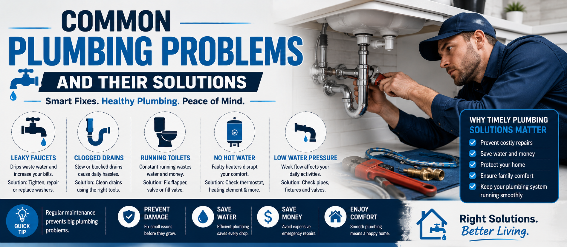 Common Plumbing Problems and Their Solutions: The Complete Homeowner Guide
