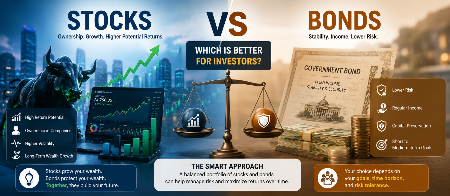Stocks vs Bonds: Which Is Better for Investors?