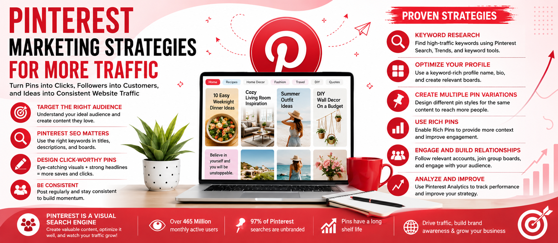 Pinterest Marketing Strategies for More Traffic in 2026