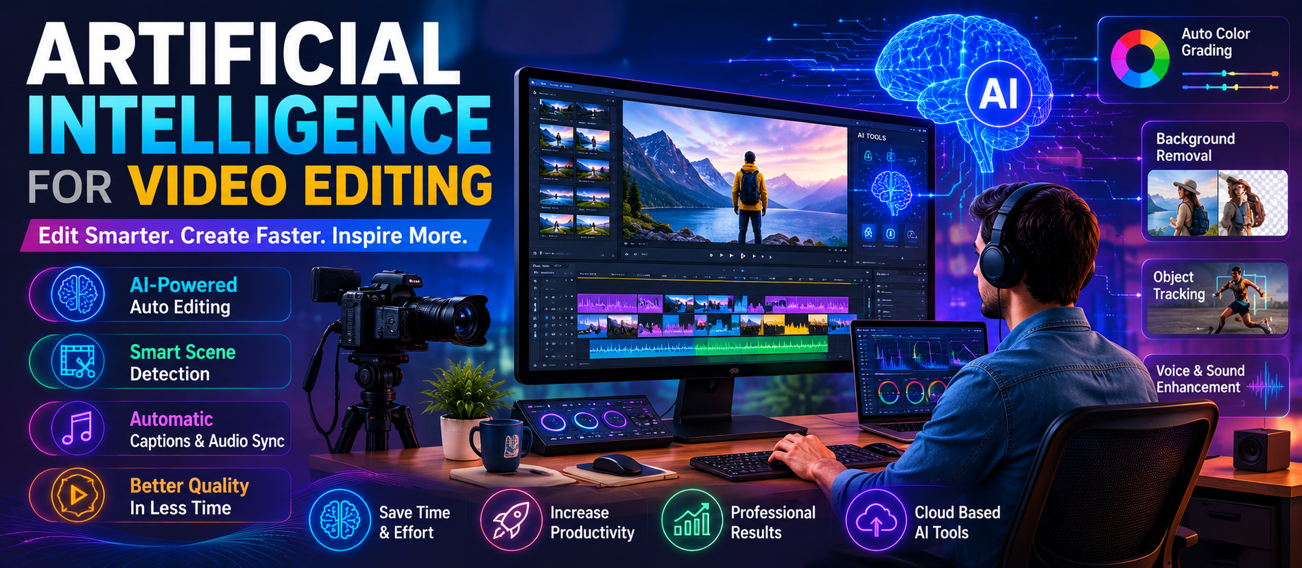Artificial Intelligence for Video Editing