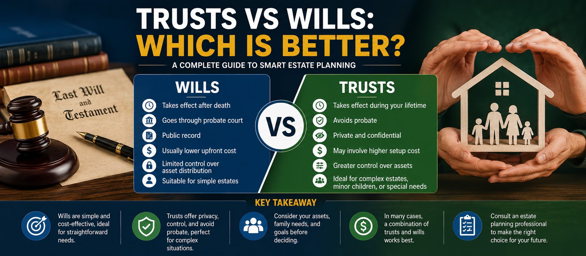 Trusts vs Wills: Which Is Better? A Complete Estate Planning Guide for 2026