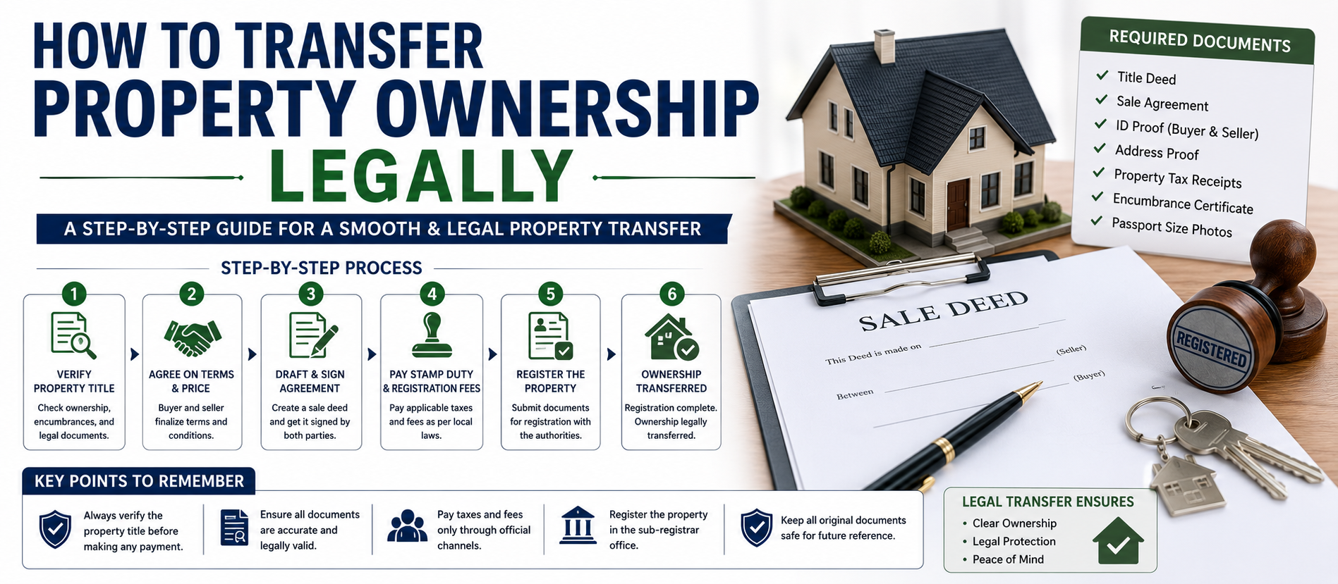 How to Transfer Property Ownership Legally: A Complete Guide for Safe and Valid Property Transfers in 2026