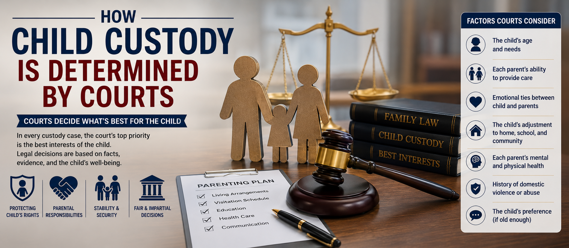 How Child Custody Is Determined by Courts: A Complete Legal Guide for Parents in 2026