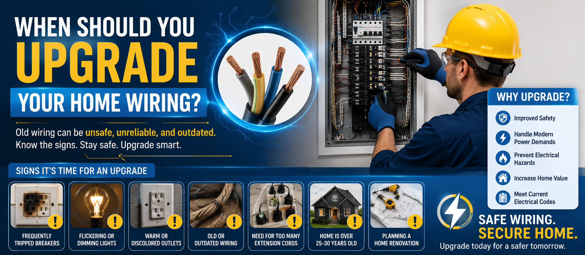 When Should You Upgrade Your Home Wiring? A Complete Homeowner Guide