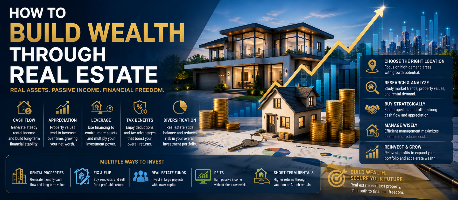 How to Build Wealth Through Real Estate