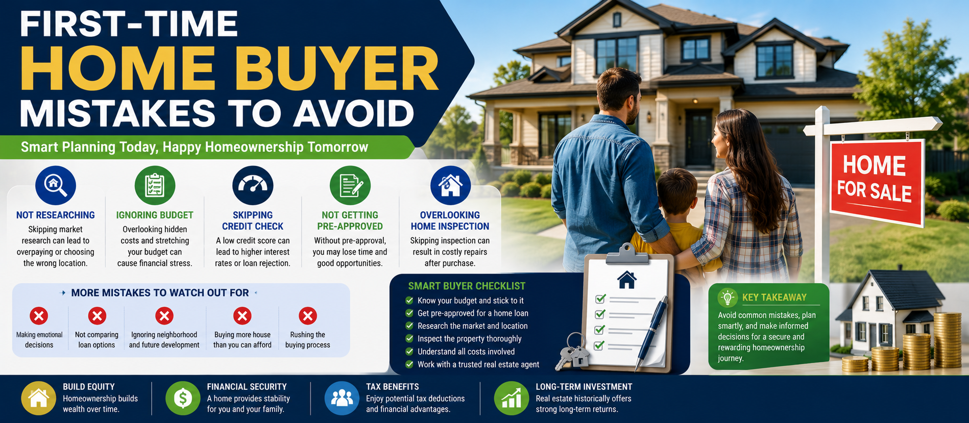 First-Time Home Buyer Mistakes to Avoid