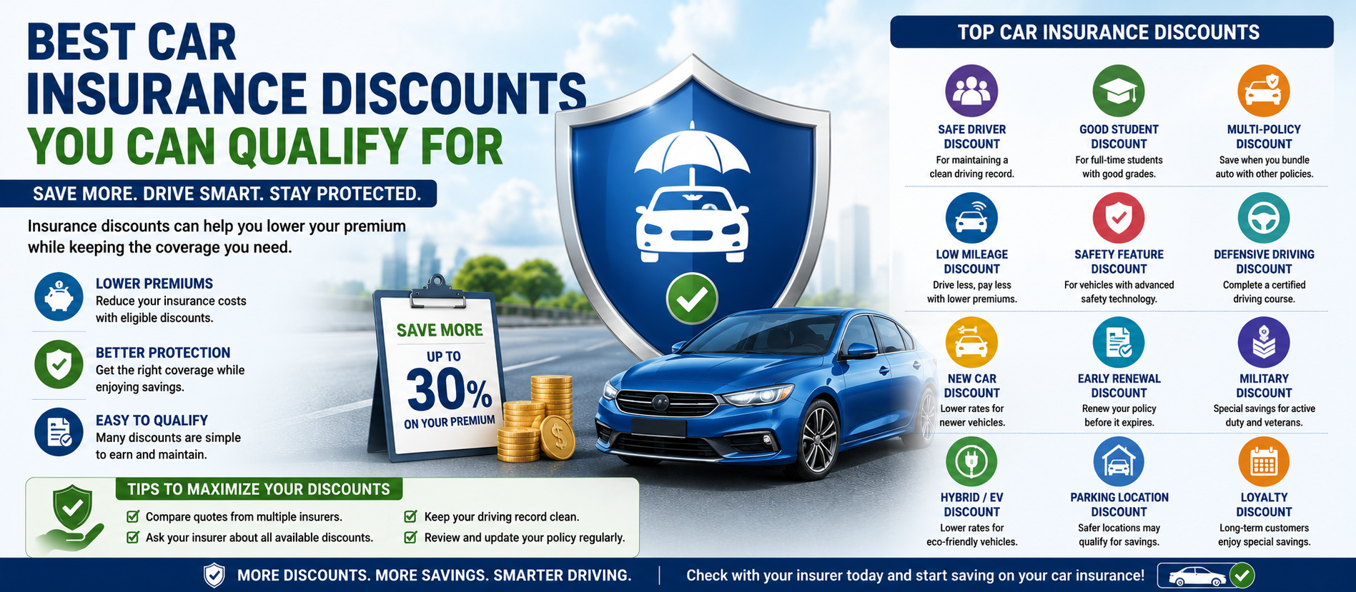 Best Car Insurance Discounts You Can Qualify For
