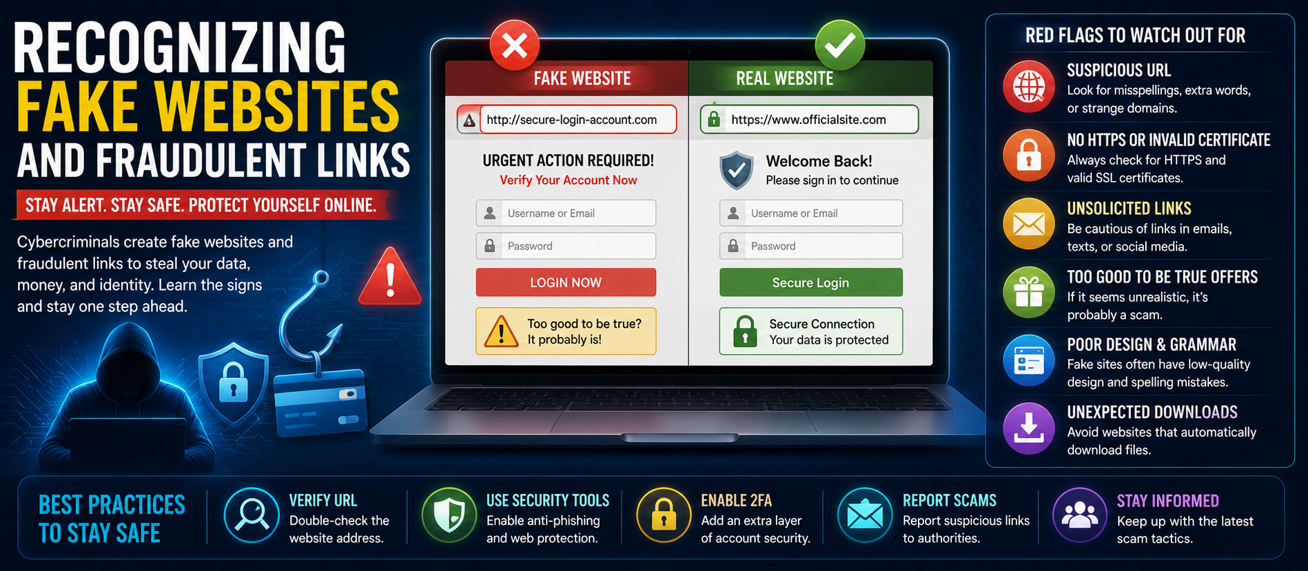 Recognizing Fake Websites and Fraudulent Links: A Complete Guide for 2026