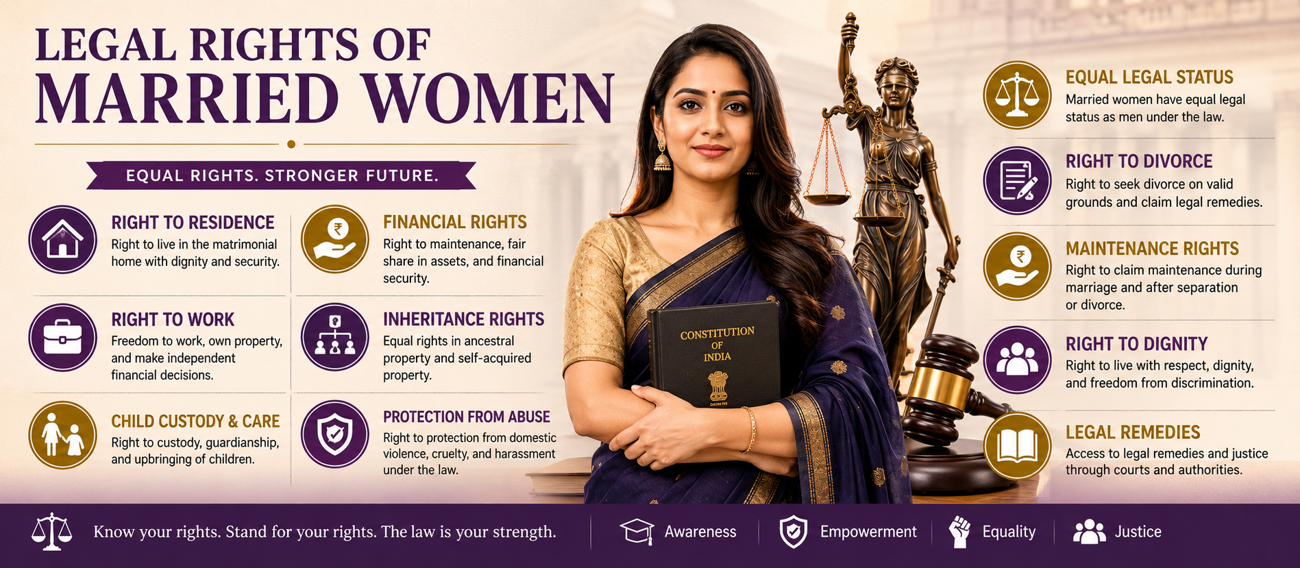 Legal Rights of Married Women: A Complete Guide to Marriage, Property, Employment, and Family Rights (2026)