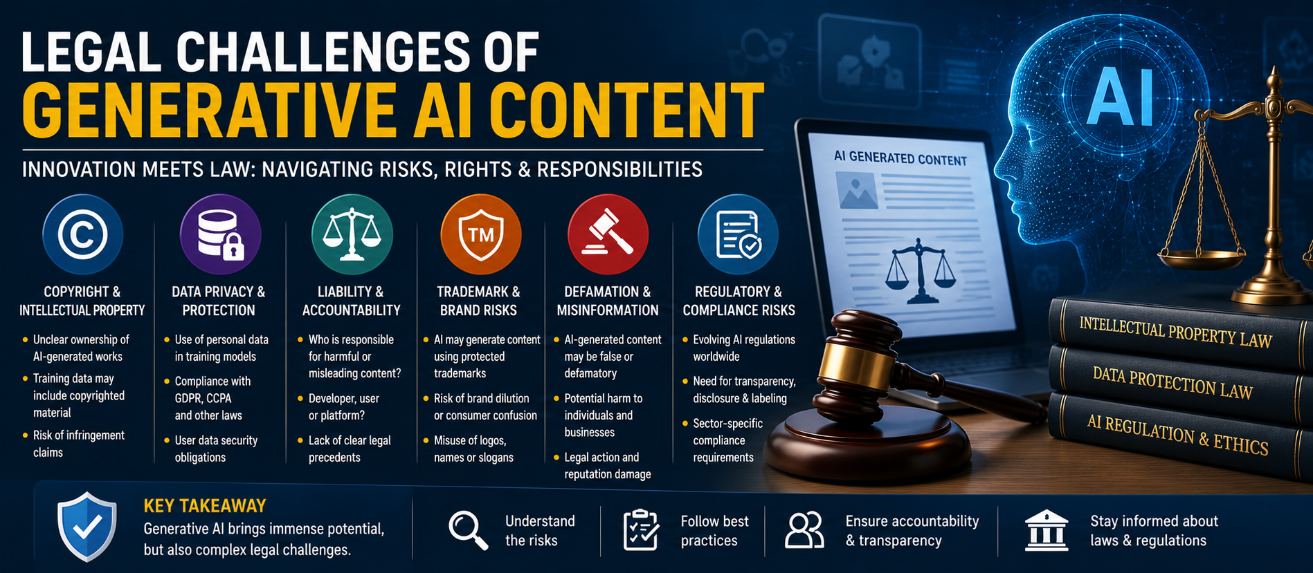 Legal Challenges of Generative AI Content: A Complete Compliance Guide for Creators and Businesses (2026)