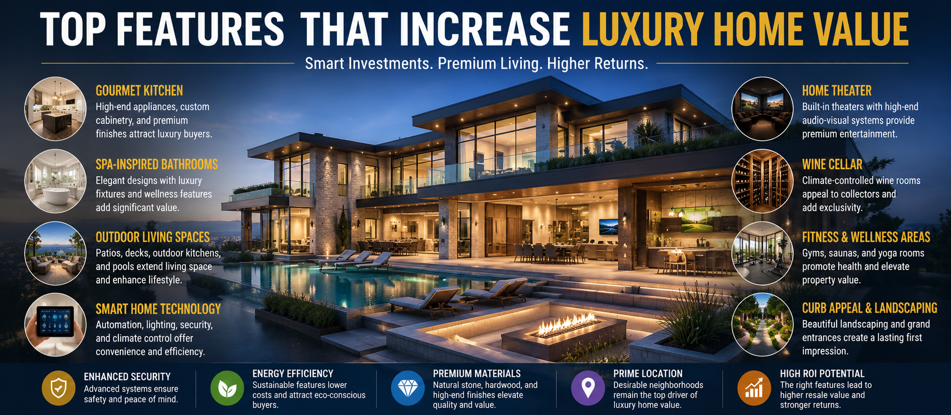 Top Features That Increase Luxury Home Value