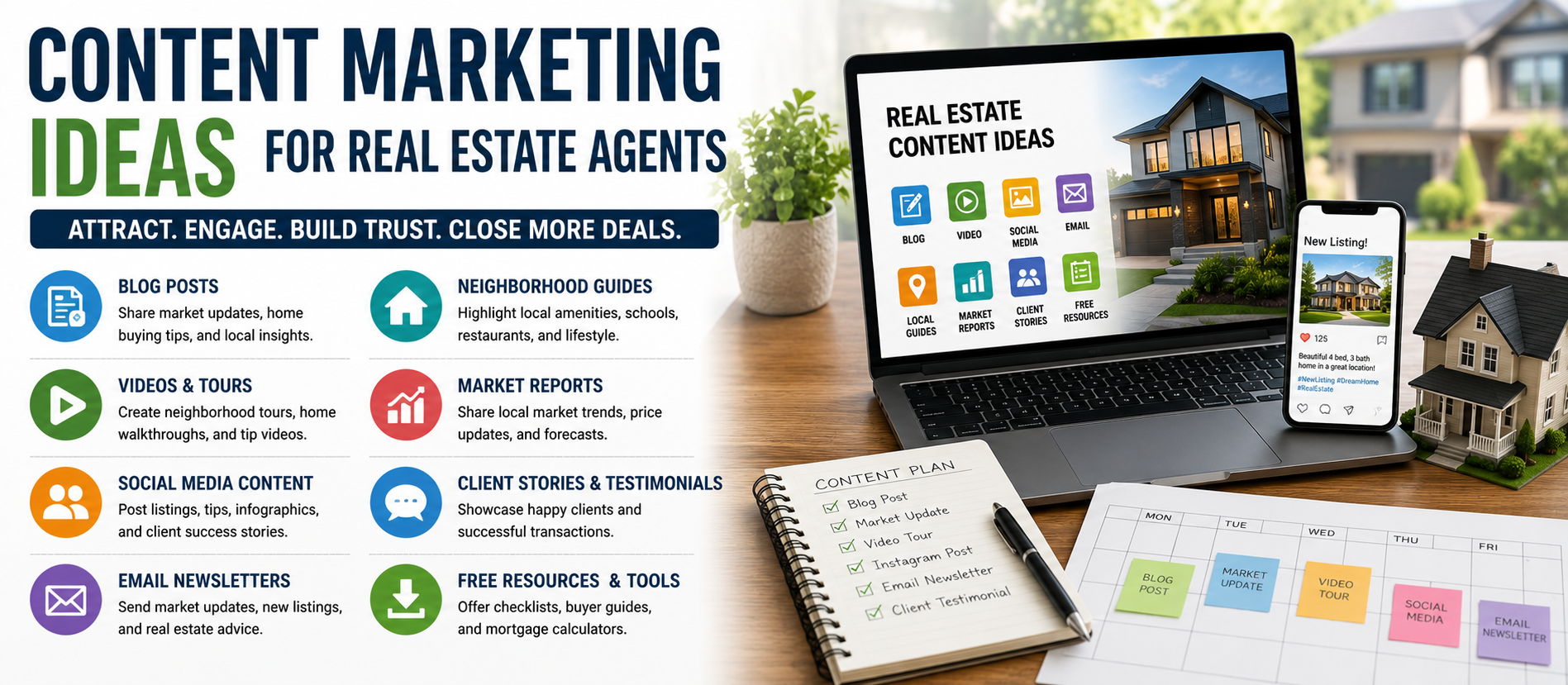 Content Marketing Ideas for Real Estate Agents