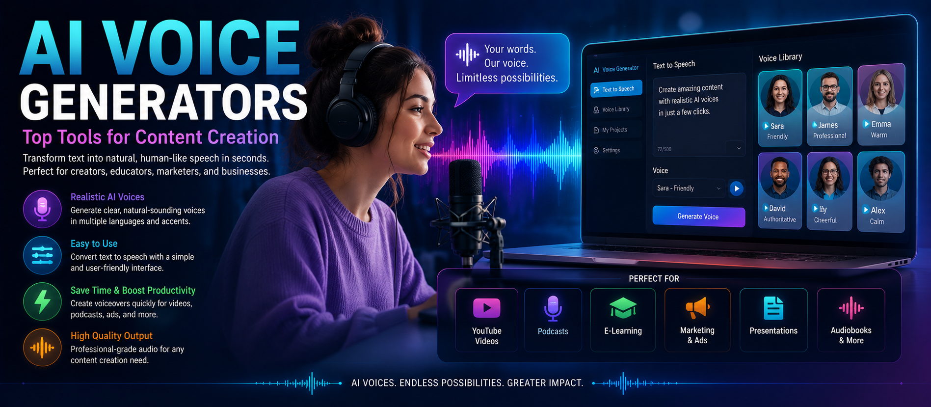 AI Voice Generators: Top Tools for Content Creation