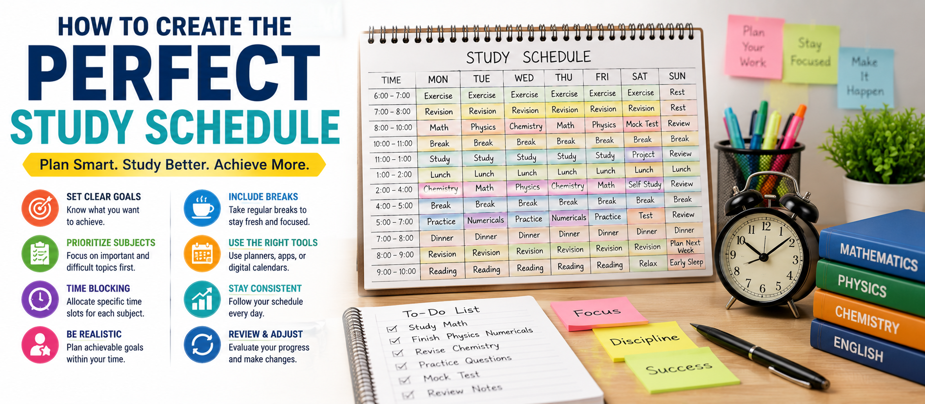 How to Create the Perfect Study Schedule
