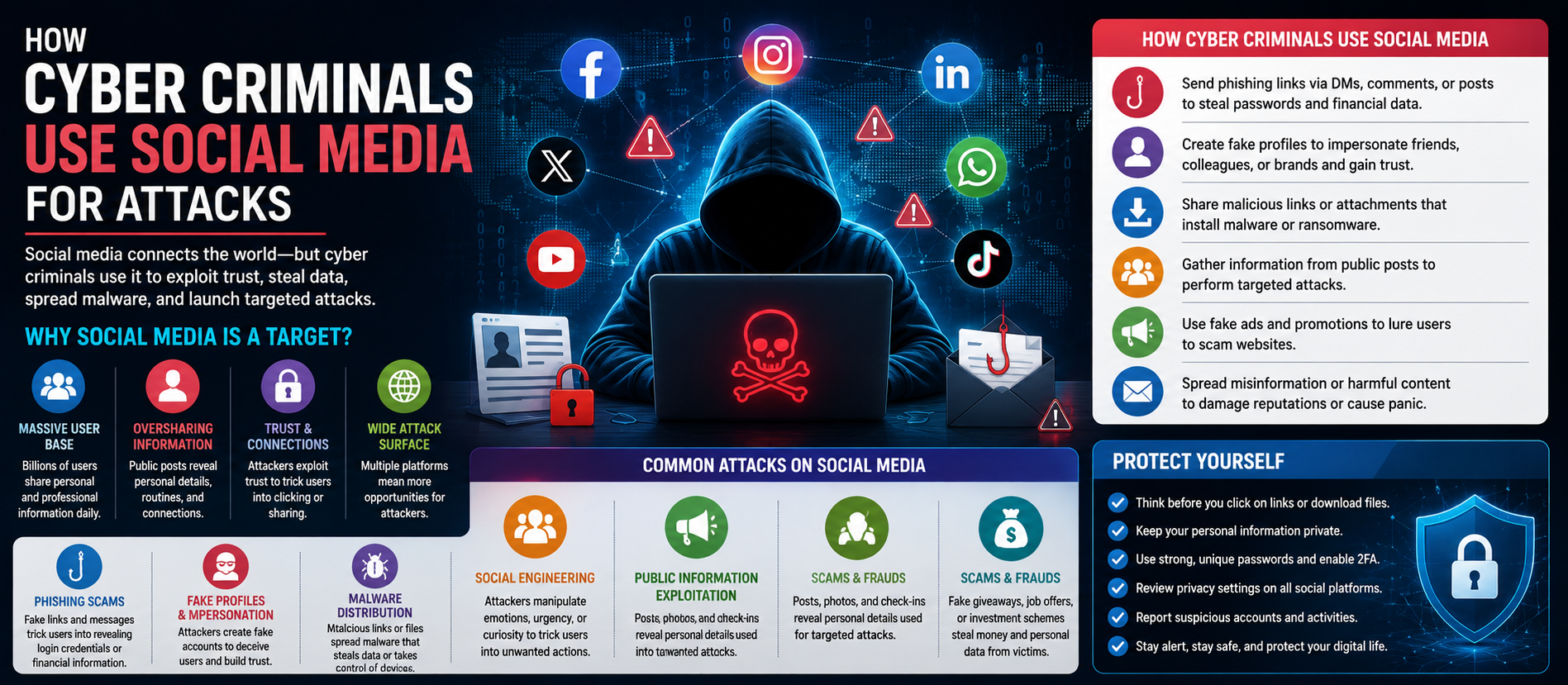 How Cyber Criminals Use Social Media for Attacks: A Complete Guide for 2026