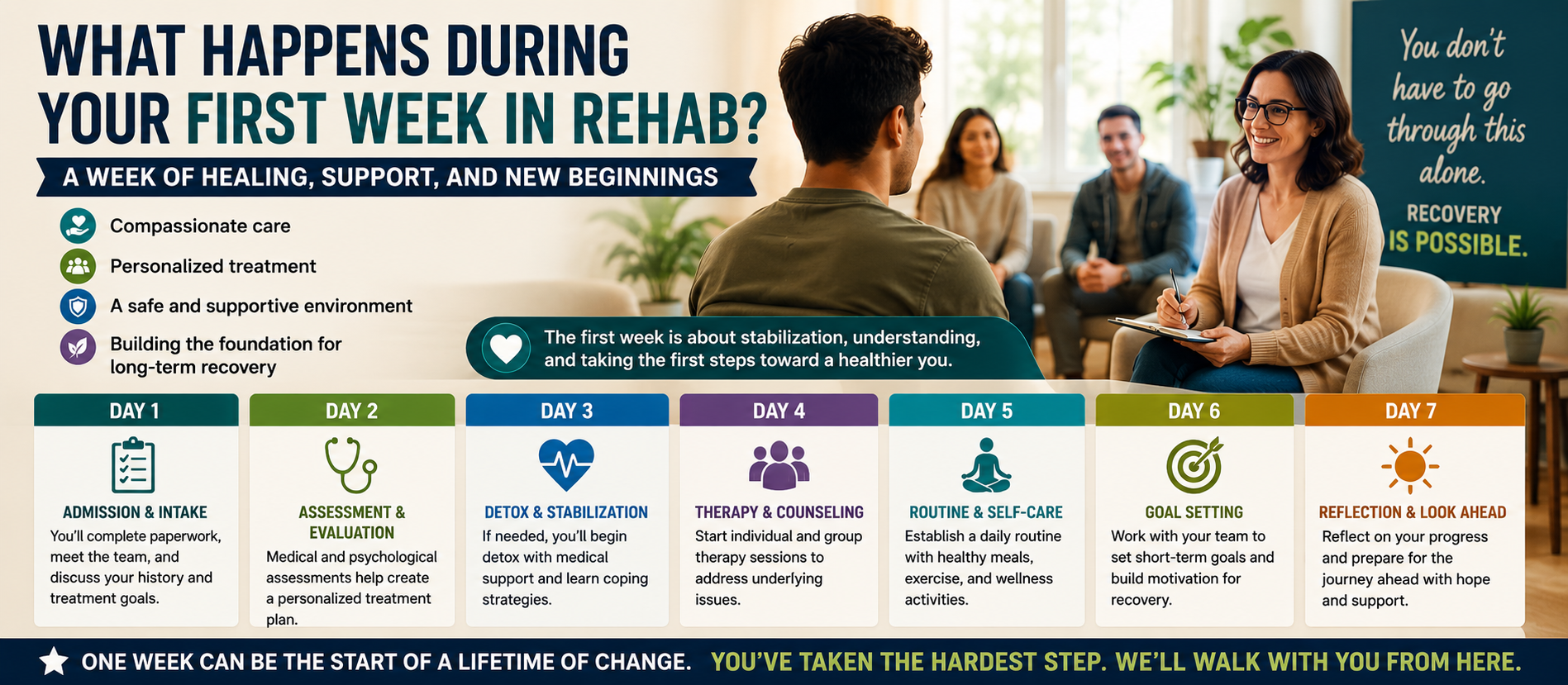 What Happens During Your First Week in Rehab? A Complete Guide for 2026