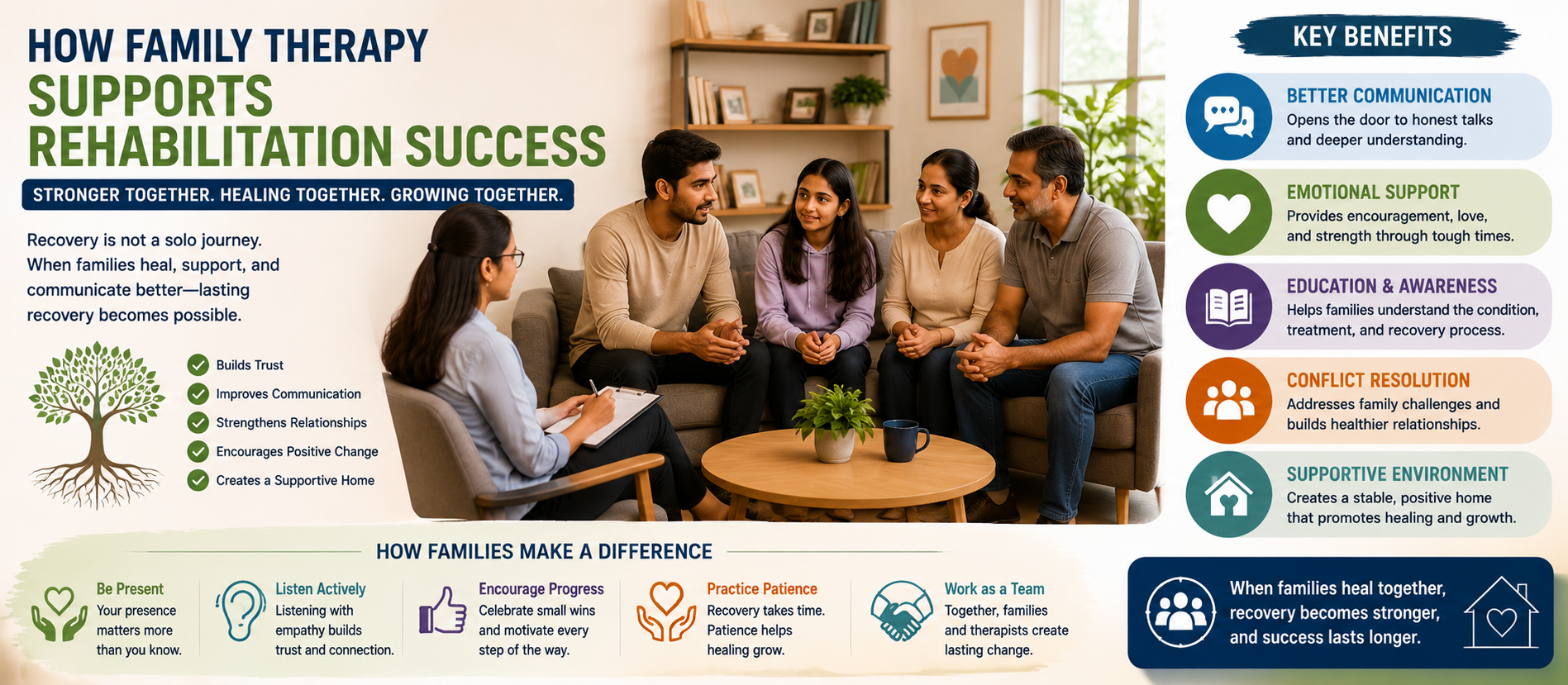 How Family Therapy Supports Rehabilitation Success: A Complete Guide for 2026