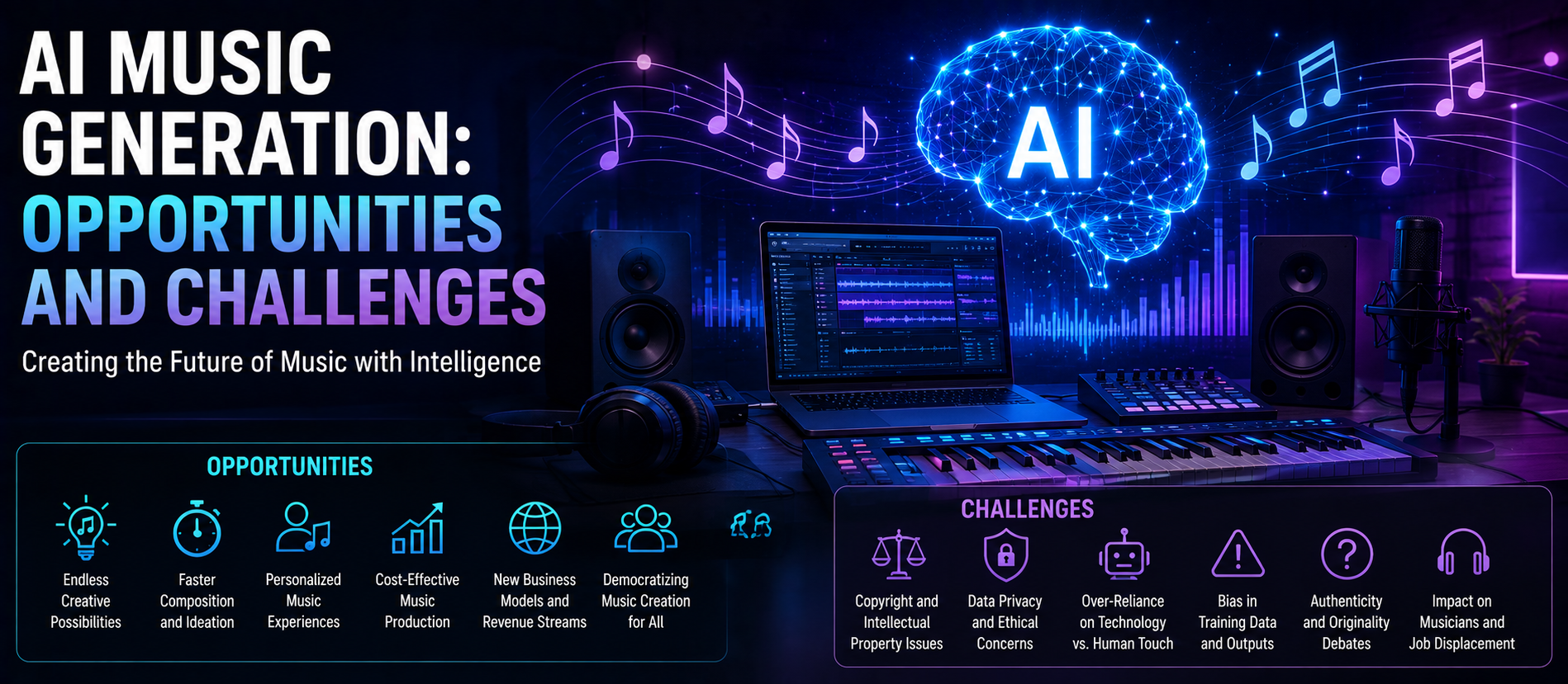 AI Music Generation: Opportunities and Challenges
