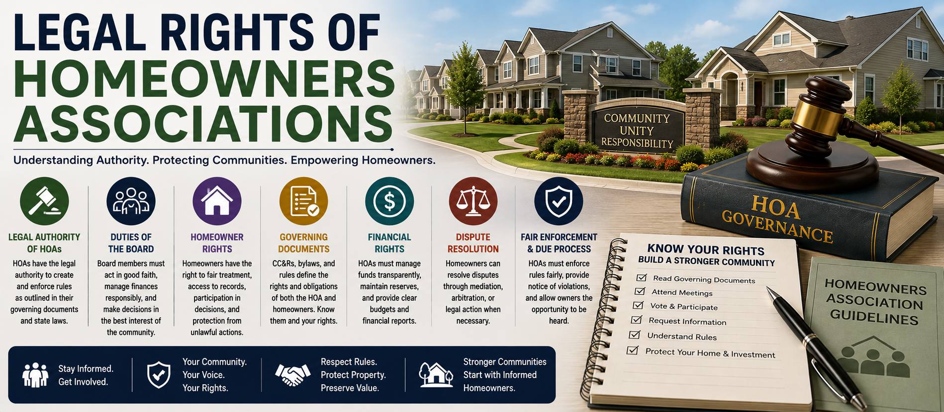 Legal Rights of Homeowners Associations: A Complete Guide for Communities (2026)