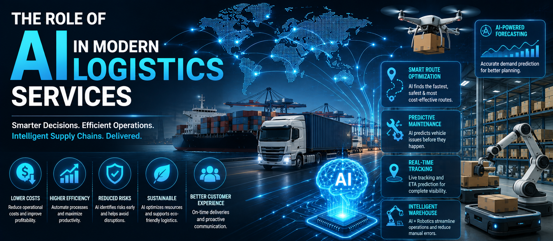 The Role of AI in Modern Logistics Services: Complete Guide for 2026