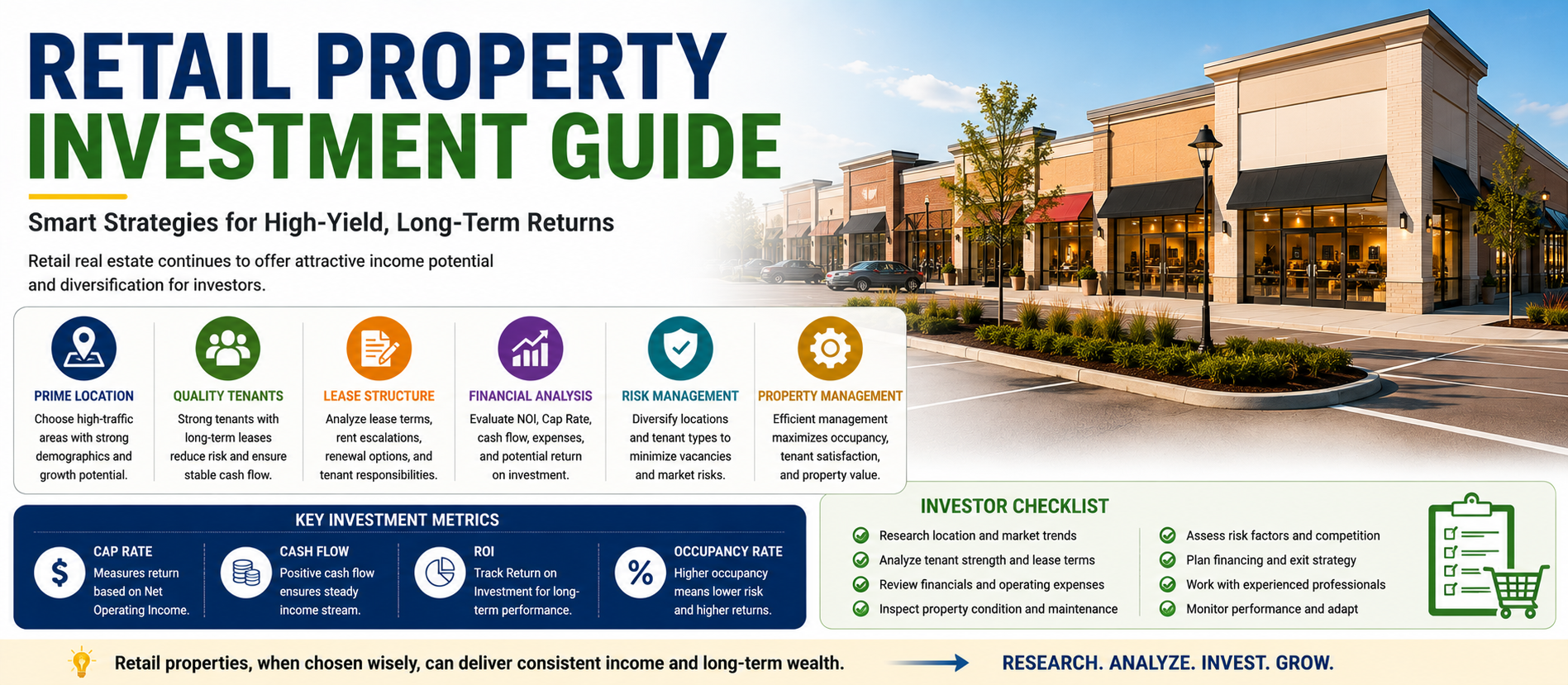 Retail Property Investment Guide: A Complete Guide for 2026