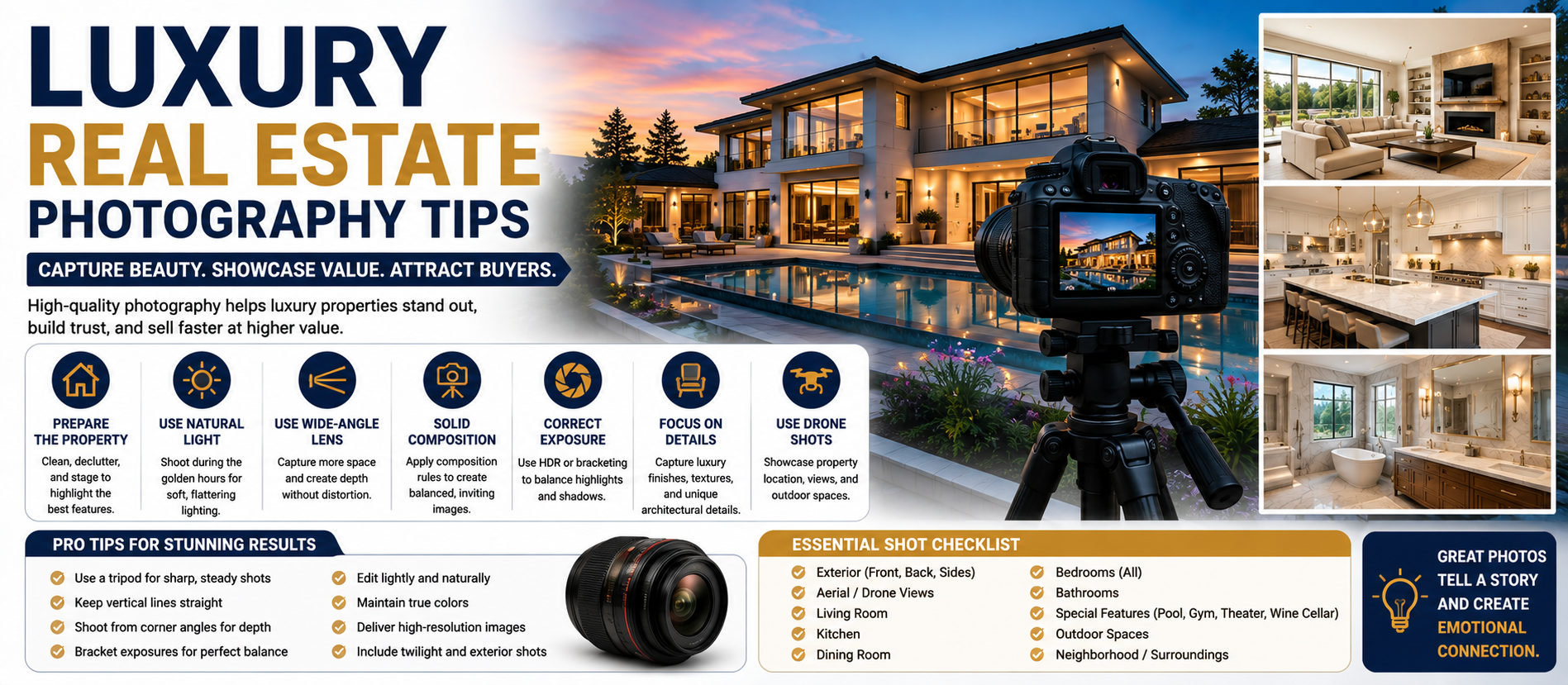 Luxury Real Estate Photography Tips: A Complete Guide for 2026