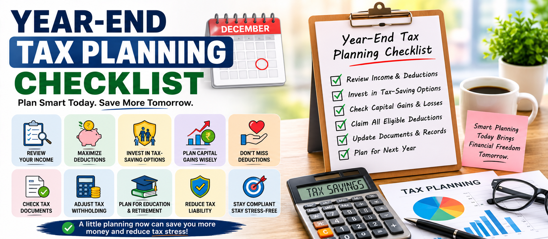 Year-End Tax Planning Checklist: Smart Steps to Take Before the Tax Year Ends