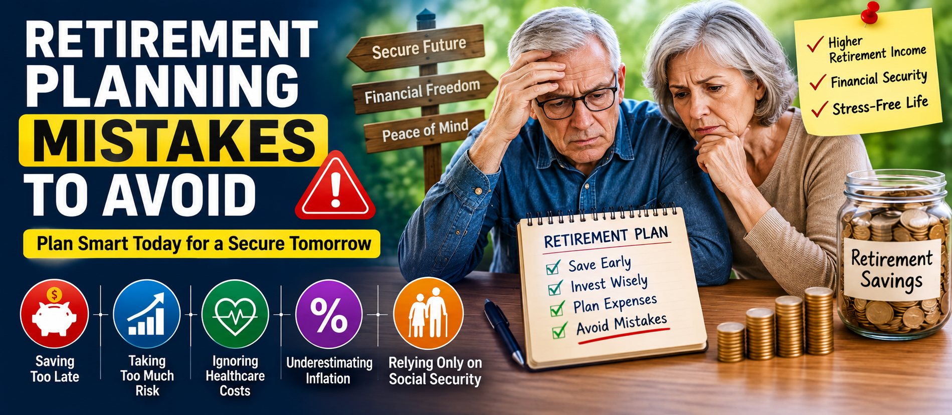 Retirement Planning Mistakes to Avoid: A Practical Guide for a More Secure Future