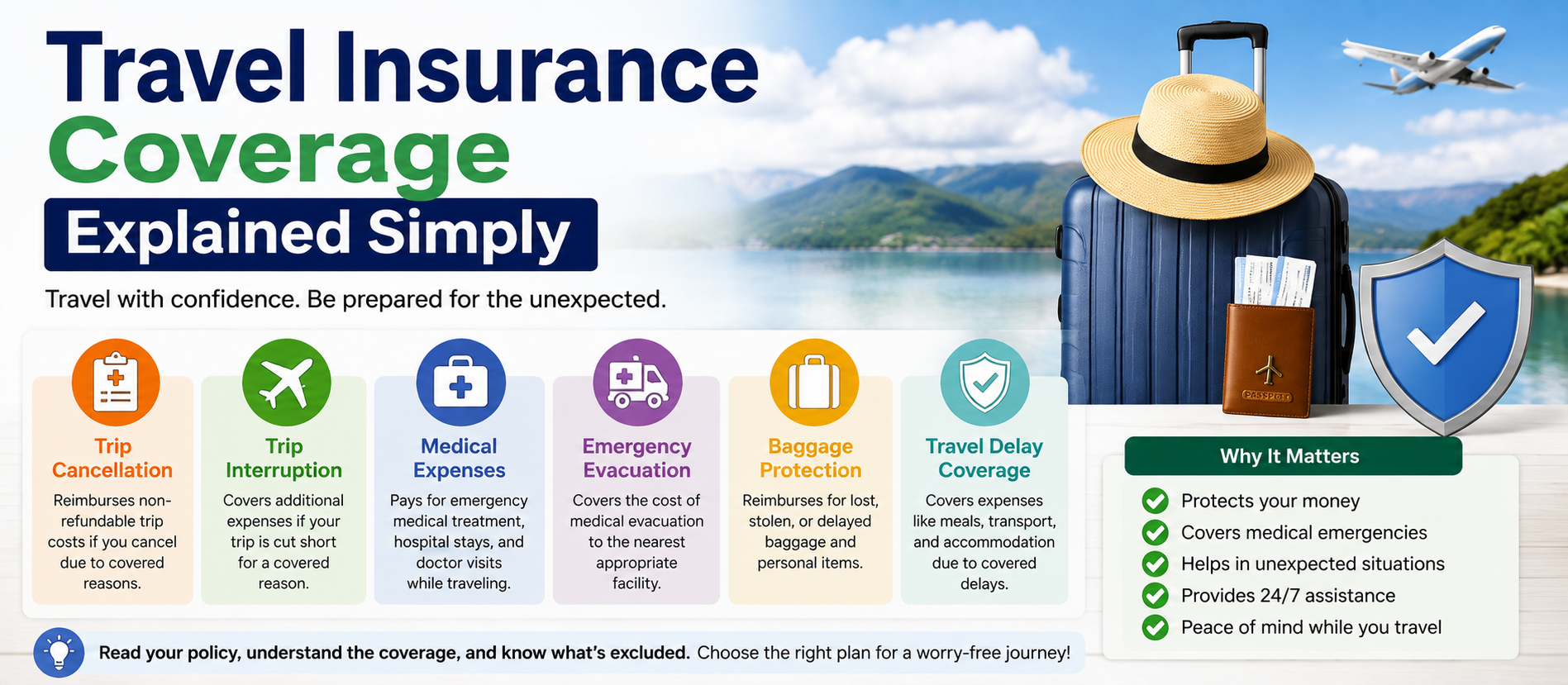 Travel Insurance Coverage Explained Simply