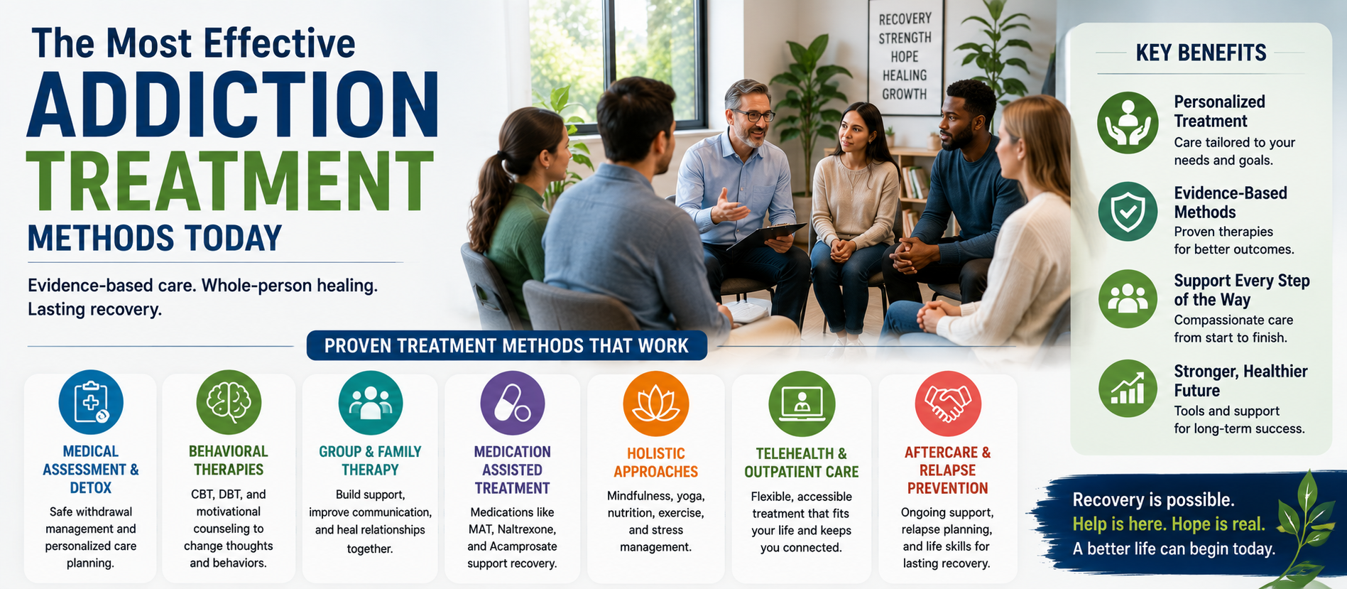 The Most Effective Addiction Treatment Methods Today