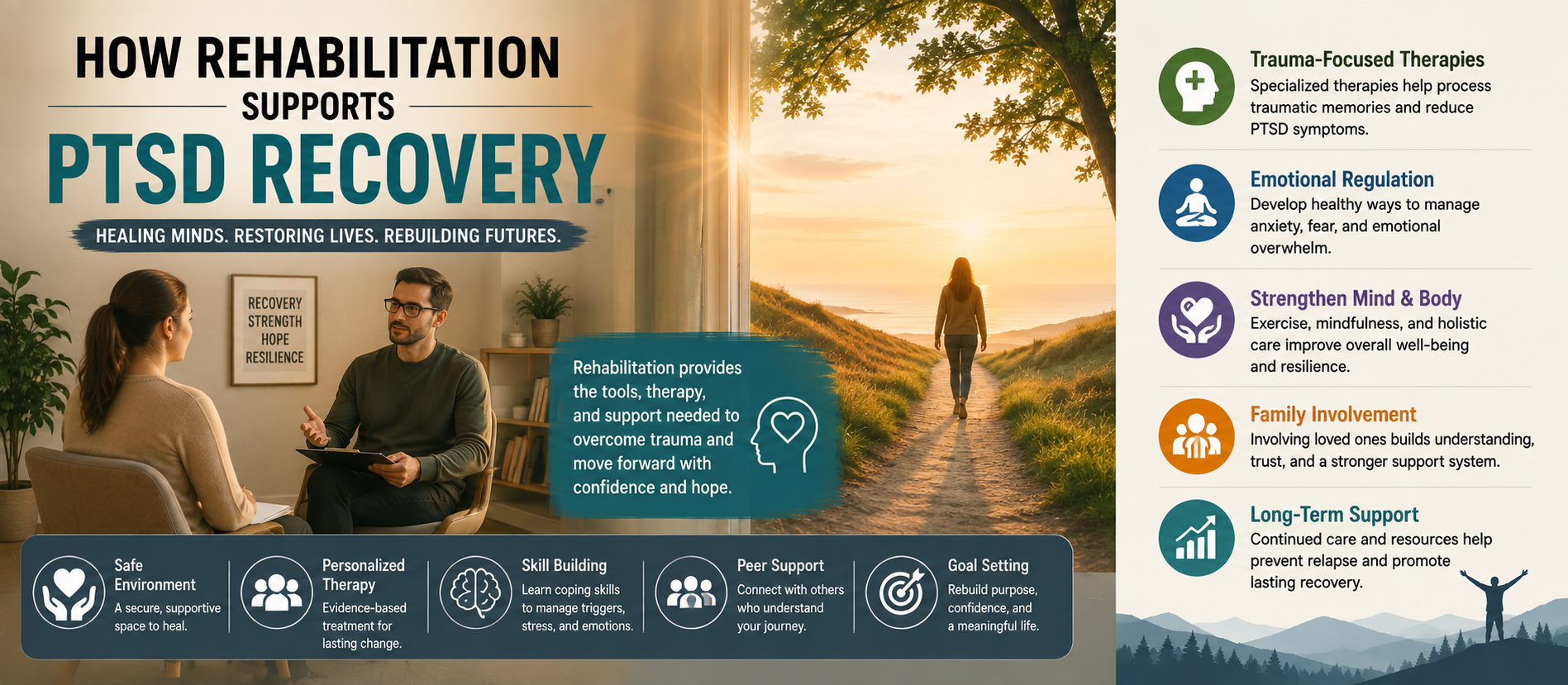 How Rehabilitation Supports PTSD Recovery: A Complete Guide